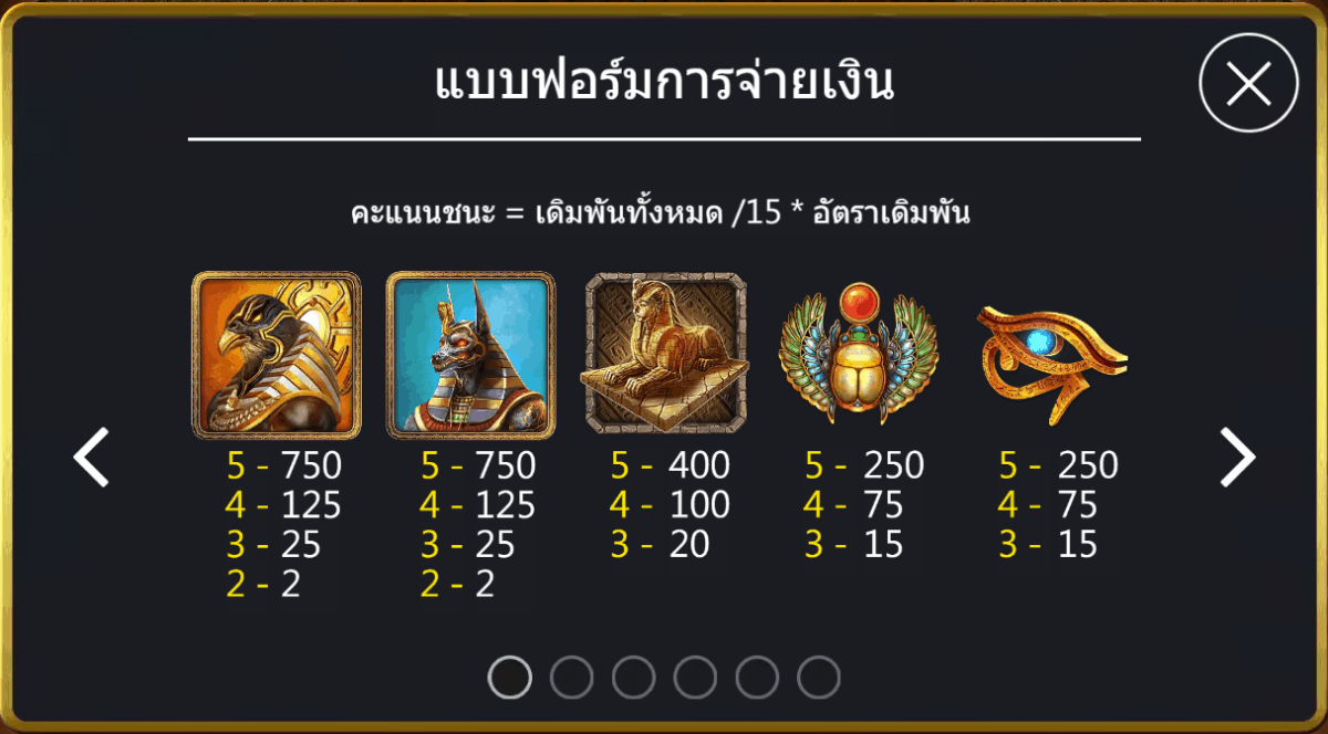 Egypt Oracle สัญลักษณ์