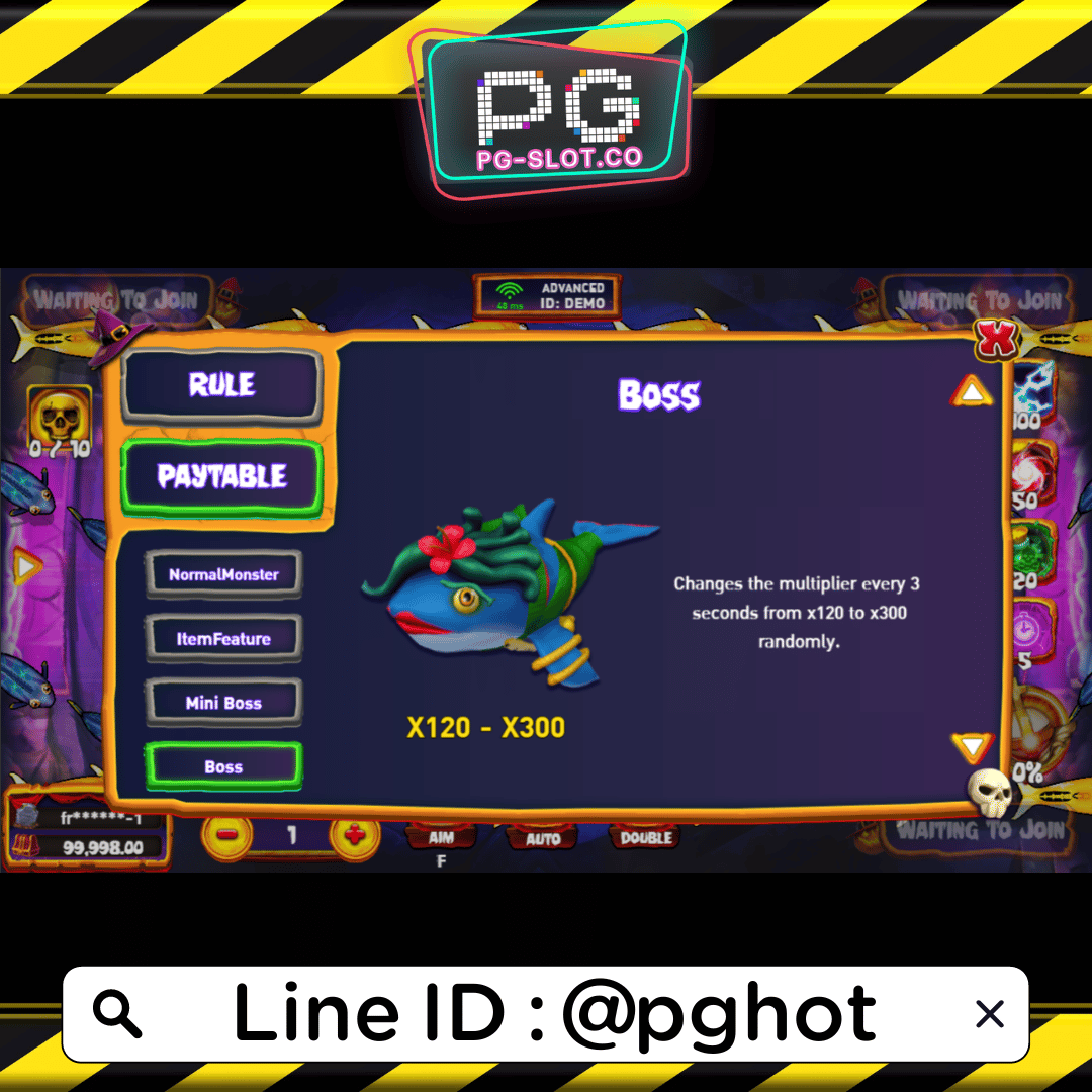 ทดลองเล่นสล็อต Ghost Buster สัญลักษณ์ Boss โลมา