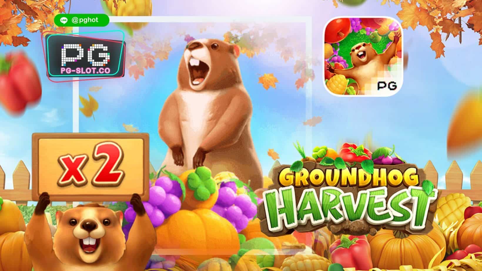 ทดลองเล่นสล็อต Groundhog Harvest